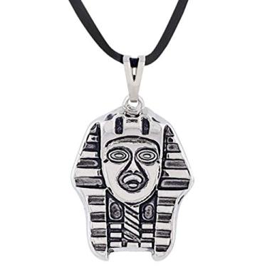 Imagem de Colar Esfinge 30x26mm - Cordão - Sunshine Cristais Cor:Prata