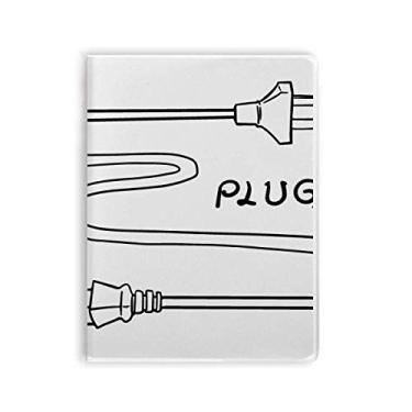 Imagem de Diário de capa macia para caderno de desenho manual com orifício duplo