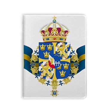 Imagem de Diário de capa macia com símbolo do país da Suécia National Emblem