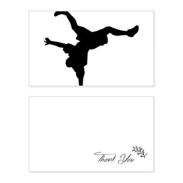 Imagem de Cartão de agradecimento de aniversário e aniversário para dançarinos quebrando mão