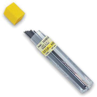 Imagem de Grafite para Lapiseira, 0.9 mm, H, Hi Polymer Super, com 12 minas, Pentel