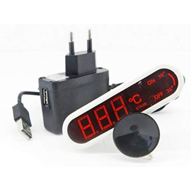 Imagem de Termômetro Digital Lcd Bivolt Submersível Para Aquário
