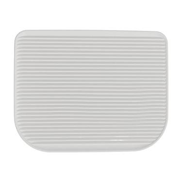 Imagem de ＫＬＫＣＭＳ Tapete de areia para gatos, tapete para armadilha de lixo, limpeza fácil, tapete de controle de dispersão resistente ao desgaste para caixa de areia, BRANCO