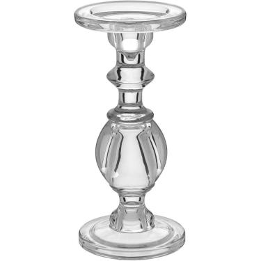 Imagem de CASTIÇAL 25x11x11cm VIDRO TRANSP