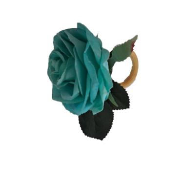 Imagem de Porta-Guardanapo tipo Rosa com Argola Cor da Flor:Tifany