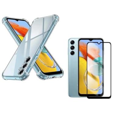 Imagem de Capa Capinha Anti Impacto + Película Premium 9D Cerâmica Compatível Com Samsung Galaxy M34 5G - (Hard Glass Store)