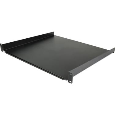 Imagem de StarTech. Com 1U Prateleira para Servidor - Prateleira Universal para Montagem em Rack para Rack e Armário de Equipamentos de Rede de 19" - Aço Resistente - Capacidade de Peso 44lb/20kg - Bandeja Profunda de 40,64 cm, Preta (CABSHELF116)