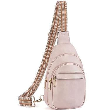 Imagem de Bolsa tiracolo BOSTANTEN para mulheres, bolsa transversal pequena de couro, pochete, bolsa peitoral para viagens, 5 - rosa, Small