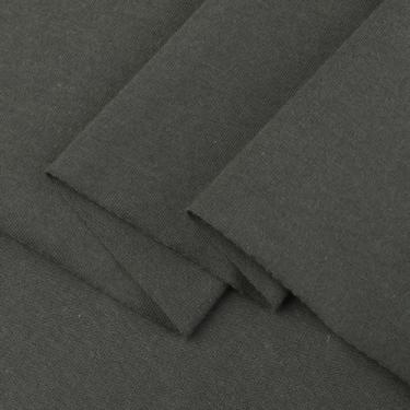 Imagem de Verão algodão malha tecido liso roupas bebê BJD camiseta manga curta moletom fino (60 cinza, cortado por metro)