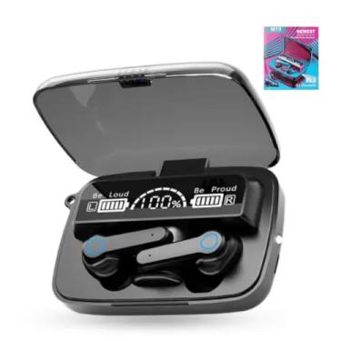 Imagem de Fone de ouvido bluetooth 5.1 Vohz M19 -Função power bank, lanterna e mostrador digital - VOHZ