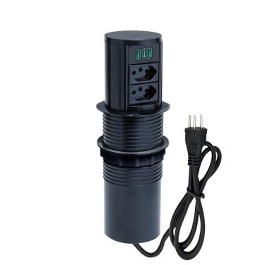 Imagem de Torre Multiplug Automático 2 Tom 20a + 3 usb 5.2A + Indução