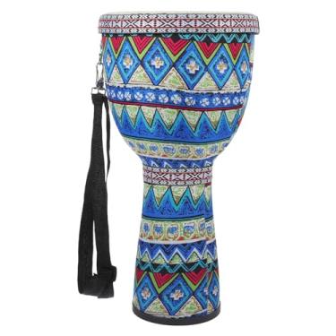 Imagem de HEMOTON Djembê Infantil Tambor Djembê De Mão Tambor Congo Djembê Bateria De Percussão Iniciante Bongôs Para Adultos Bateria Para Crianças Tambor De Mão Pequeno África Filho Pvc Ultraleve
