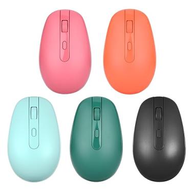Imagem de Rii Mouse sem fio RM700 2.4G, mouse silencioso, mouse de computador com nano receptor USB para laptop, PC, Mac, Chromebook, Windows (5 cores mistas)