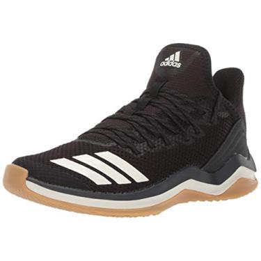 Imagem de adidas Sapato de beisebol masculino Icon 4, Preto/branco nuvem/carbono, 15