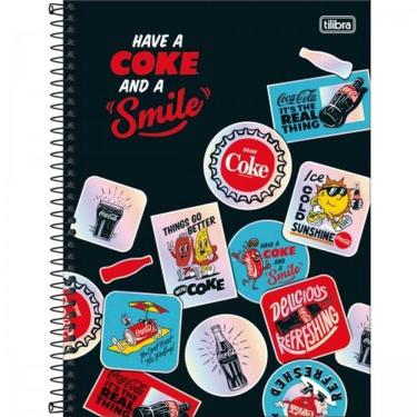Imagem de Caderno univ. Coca-Cola 160fls 10M Capa 2 - Tilibra