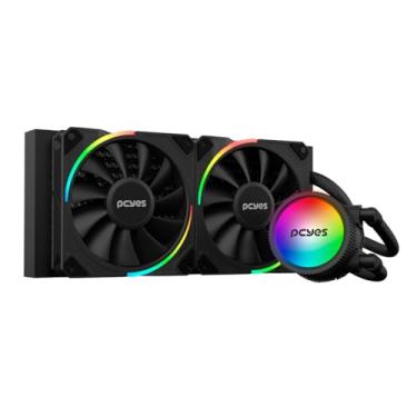 Imagem de WATER COOLER SANGUE FRIO 3 ARGB BLACK VULCAN 240MM - TDP 250W - ARGBSF3240BR