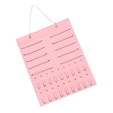 Imagem de 4 peças bolsa de armazenamento livro de armazenamento de joias com bolsos organizador de brincos decorativos joias sobre porta organizador cabides tiara suporte de exibição de joias infantil bolsa de