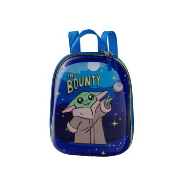 Imagem de Lancheira de Costas Star Wars Grogu 3D Infantil Impermeável