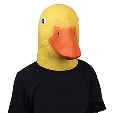 Imagem de Máscara de luxo para o Dia das Bruxas com cabeça de pato, máscara de látex, máscara de...