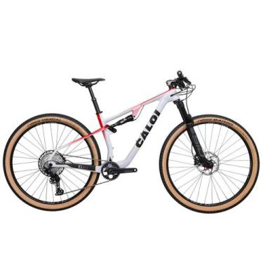 Imagem de Bicicleta Aro 29 Caloi Elite Carbon Sport Fs 12V 2024 Branca