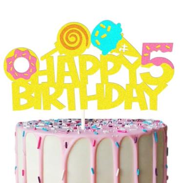 Imagem de Donut Birthday Party Supplies, Donut Cake Topper Decorations for Donut Party Supplies Decor (5)