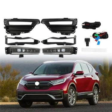 Imagem de WFLNHB Faróis de neblina esquerda e direita para Honda CRV 2020-2022 faróis de neblina