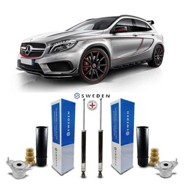 Imagem de 2 Amortecedor + Kit Traseiro Mercedes Gla45 Amg 2015 A 2019