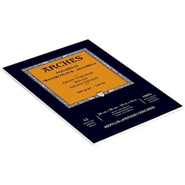 Imagem de ARCHES Bloco de Papel Para Aquarela TT 300g/m², 400014957, 26x36cm