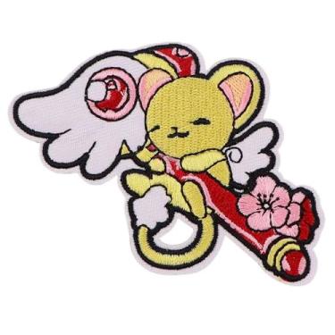 Imagem de Cerberus Kerberos Kero-chan Kero Cardcaptor Sakura CCS Mangá Anime 9 cm Remendo bordado para roupas