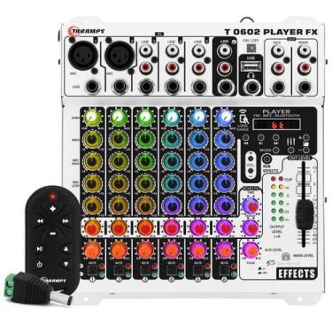 Imagem de Mesa de som Taramps T 0602 Player FX Multicolor 6 Canais