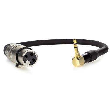 Imagem de Cabo Adaptador P2 Estereo 90 Graus Para Xlr Femea - 50 Cm