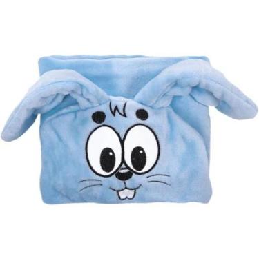 Imagem de Cobertor manta soft turma da mônica 3d sansão e dalila incomfral, AZUL