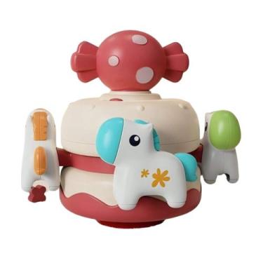 Imagem de Brinquedo Infantil Carrossel Musical Baby Rosa Fenix - FBB-684R