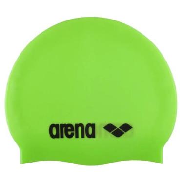 Imagem de Touca Para Natação Classic Silicone Arena, Verde limão