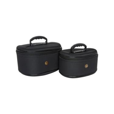 Imagem de Frasqueira Kit Maleta Necessaire Mala De Mão Para Viagem - K-Fashion