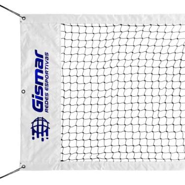 Imagem de Rede De Beach Tennis Oficial Pro Branca - Gismar Redes