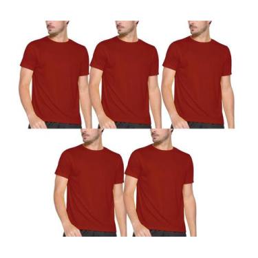 Imagem de Kit com 5 Camisas Camisetas Blusas Baby Looks T-shirts Masculina Femin