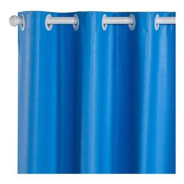 Imagem de Cortina Corta Luz Blackout Blecaute 2,20m X 1,30m  Azul - 1000