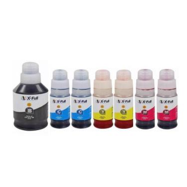 Imagem de Kit 7 Tintas Compatível p/uso Canon G6010 G7010 Gm2010 Gm4010 - XFULL