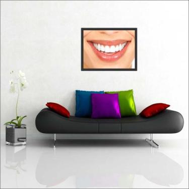 Imagem de Quadro Decorativo Dentista Odontologia Dentes Consultórios Salas Decor