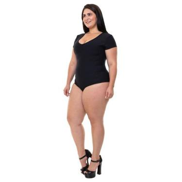 Imagem de Body slim modelador manga curta preto - Slim Fashion