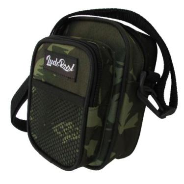 Imagem de Bolsa Transversal Ludoraal power camuflada BR para Homens e Mulheres/S