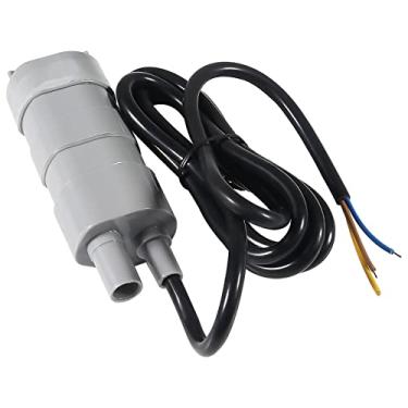 Imagem de Diitao Bomba de água submersível 12V 1,2A Bombas de alto fluxo 14L/Min 600L/H 6-15V DC Bomba de água miniatura de baixo ruído 1,5 m Cabo 5M Cabeça para Motor Lagoa Aquário Fonte de tanque de peixes (1