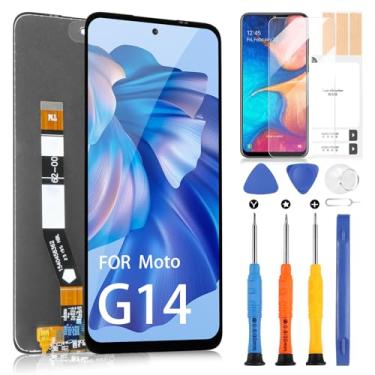 Imagem de Substituição de tela para Motorola Moto G14 - Tela LCD sensível ao toque para Moto G14/G54 (2023) Kits de montagem digitalizador LCD PAYF0010IN XT2343-1 XT2343-2