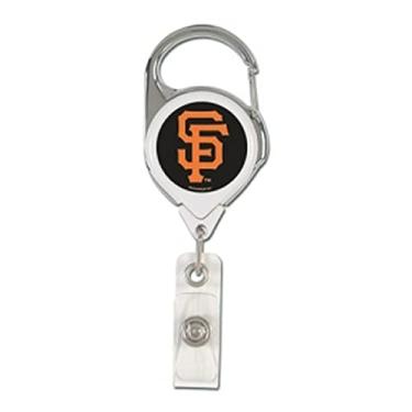 Imagem de WinCraft Porta-crachá premium retrátil MLB San Francisco Giants, cor da equipe, tamanho único