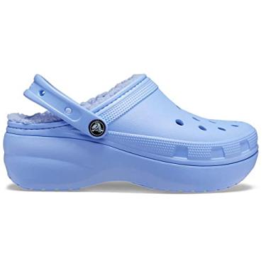 Imagem de CROCS Classic Platform Lined Clog W - Moon Jelly - W9 , 207938-5Q6-W9, Unisex Adult , Black , W9