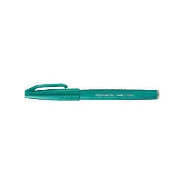 Imagem de Caneta Brush Sign Pen da Pentel / WX Gift, Verde Turquesa