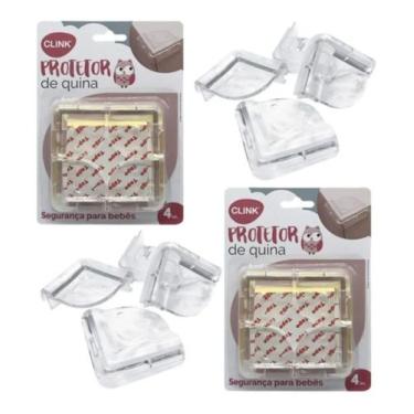 Imagem de Protetor de Quina Cantoneira Para Mesas Móveis Proteção 4 un  - CLINK