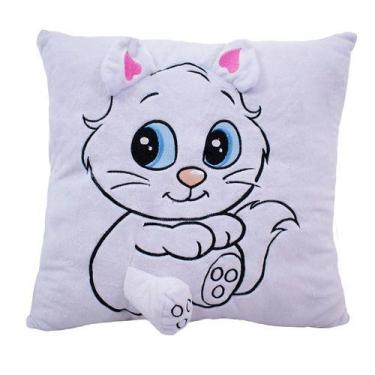 Imagem de Almofada Quadrada Mingau (fibra) 3d - Turma Da Mônica - Tasco