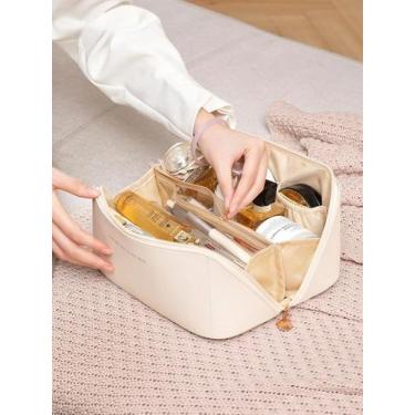 Imagem de Bolsa Necessaire Porta Maquiagem Higiene Organizador Viagem - Sou Mais